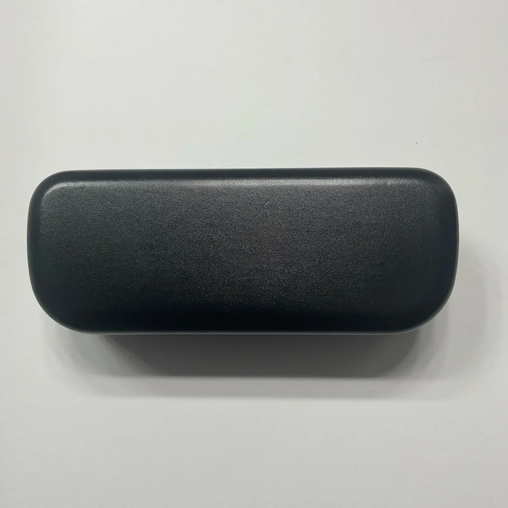 NWOT Coach Black Leather Eyewear Hard-Shell Case